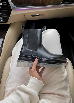 Чоботи в стилі bottega veneta