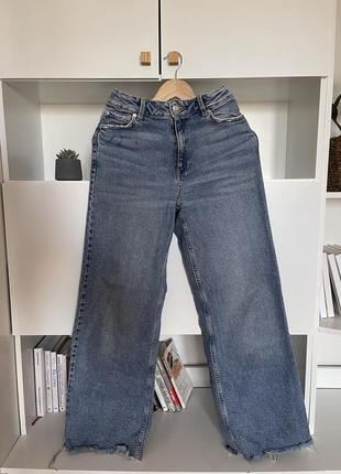 Джинсы mango 38 размер широкие