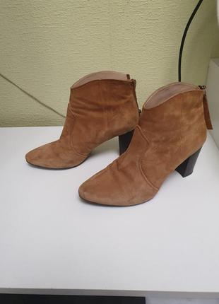 Стильные ботильоны из натуральной замши