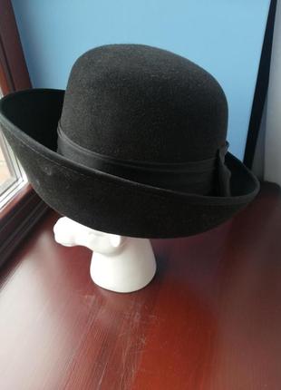 Елегантний капелюх р.58-60 см фетр з кролячим пухом