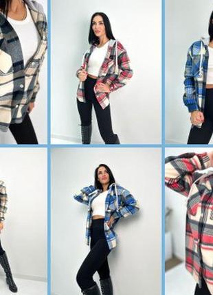 Женская флисовая рубашка