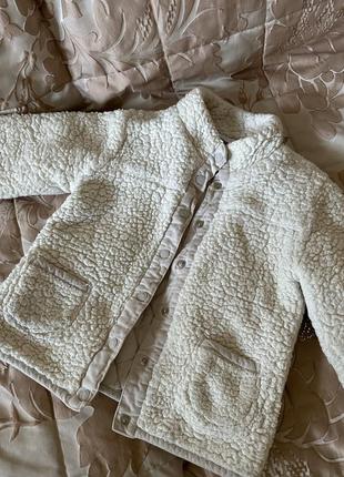 Курточка медведик двусторонняя the white company 2-3 года2 фото