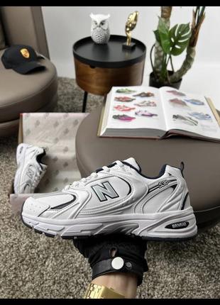 Чоловічі кросівки new balance 530 white navy