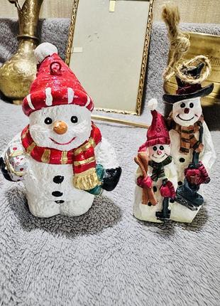 Новогодние игрушки, снеговик