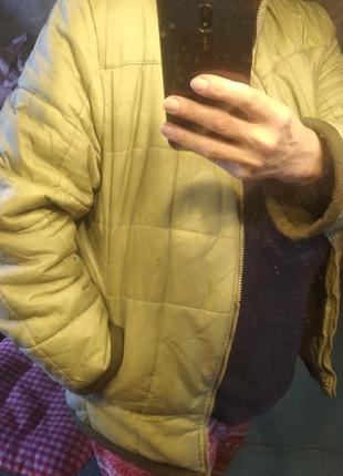 Куртка теплая фисташковая замена молнии размер l