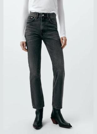 Прямі джинси zara