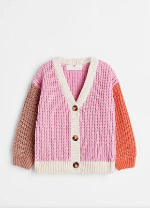 Кофта на пуговицах кардиган h&m 4-6 лет