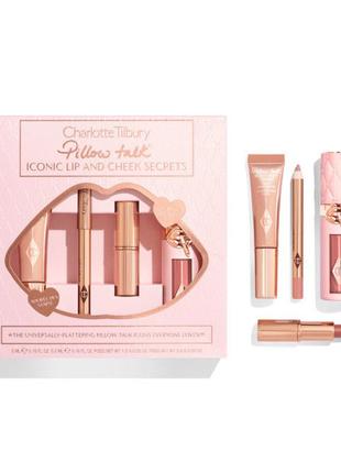 Лимитированный набор pillow talk iconic lip and cheek secrets
