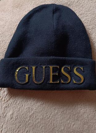 Шапка зимняя унисекс guess
