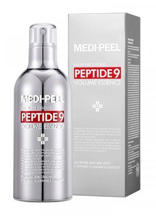 Киснева есенція для обличчя з пептидним комплексом medi-peel peptide 9 volume all in one essence 100