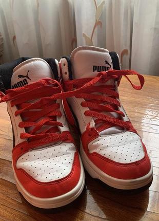 Puma rebound детские кроссовки на мальчика