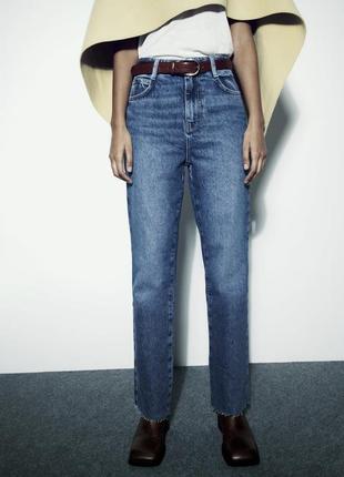 Джинси zara straight прямі палаццо