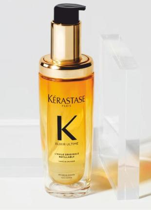 Kerastase elixir ultime l’huile originale. универсальное термозащитное масло, распив.