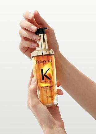 Kerastase elixir ultime versatile beautifying oil масло для волос, распив.