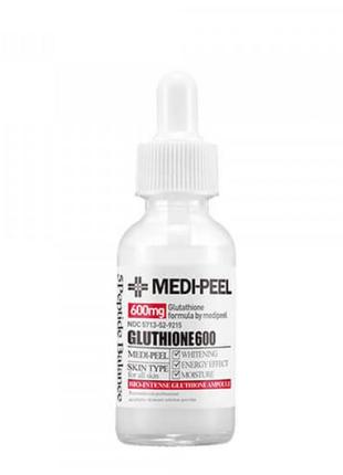 Освітлююча ампульна сироватка з глутатіоном medi-peel bio intense glutathione white ampoule 30ml
