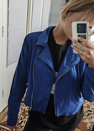 Замшева куртка/косуха bershka s