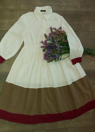 Шикарна сукня бавовна shein міді розмір xs-s