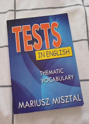 Книга англійська tests thematic vocabulary