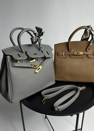 Жіноча сумка у стилі hermes без лого