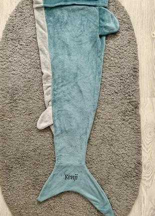 Плед хвост акулы кокон