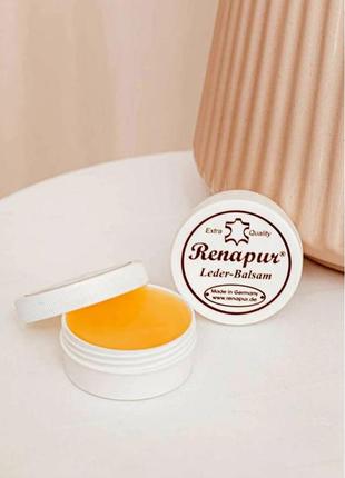 Бальзам для ухода за кожаной одеждой и обувью renapur