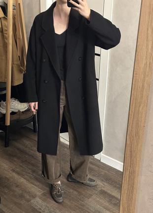 Пальто из шерсти zara