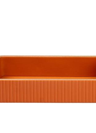 Серветниця на стіл з еко-шкіри 25 х 15.5 х 5 см коричневий