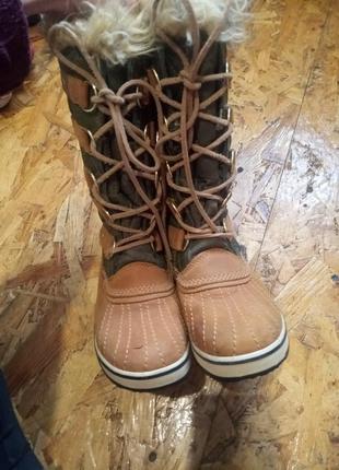 Зимние не промокаемые ботинки ботинки сапоги sorel waterproof4 фото