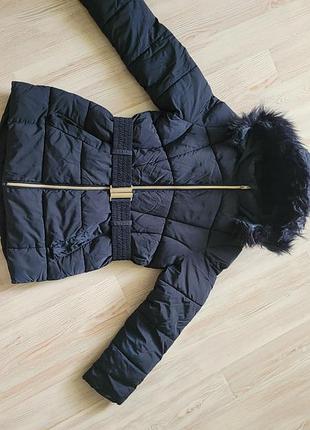 Зимняя куртка на девочку c&amp;a 152