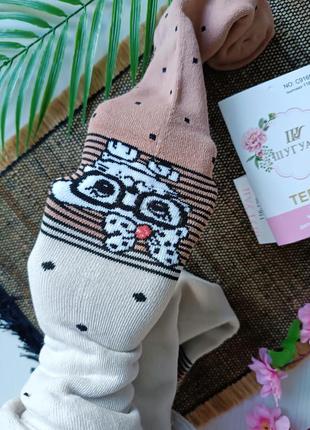 Якісні махрові термо колготки для дівчинки6 фото