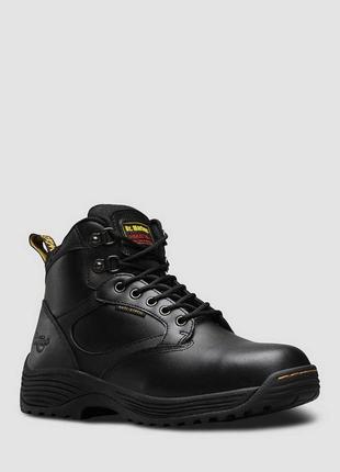 Dr. martens inndustrial «antistatic» чоловічі робочі шкіряні черевики зі сталевим носком і сталевою пластиною в підошві
