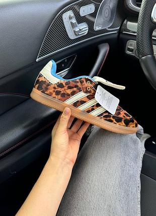 Аdidas samba pony wales bonner leopard кеди