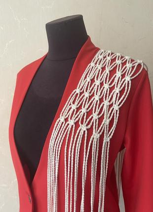 Макраме аксессуары на одежду ручной работы.