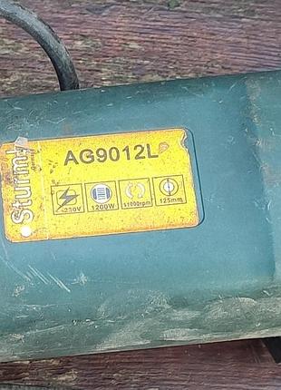Ушм sturm 125 ag9012l болгарка 3