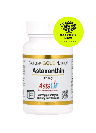 Астаксантин 12 мг — 30 капсул/california gold nutrition, сша