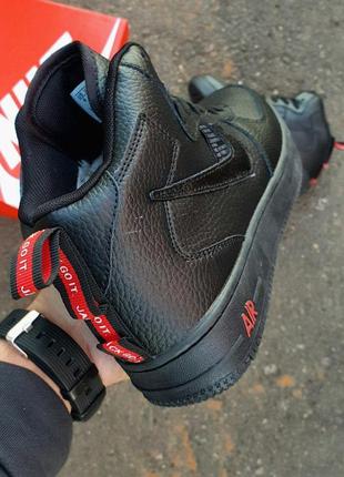 Женские кроссовки nike air force 1 utility black6 фото