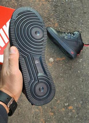 Женские кроссовки nike air force 1 utility black7 фото