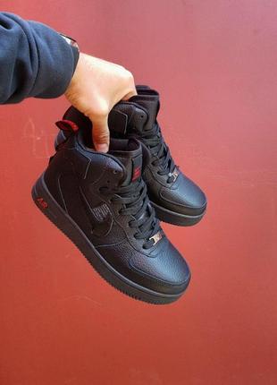Женские кроссовки nike air force 1 utility black10 фото