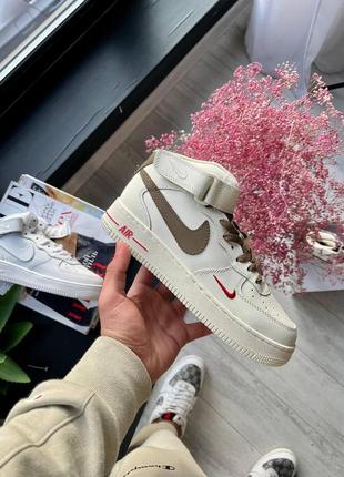 Женские кроссовки nike air force 1 mid mocco winter