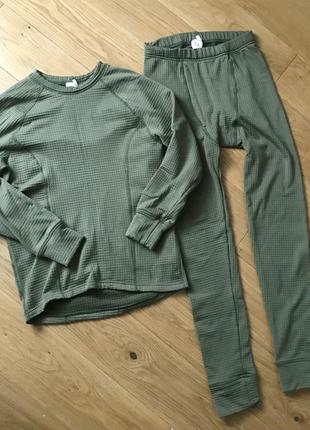 Комплект термобелья вафелька на флисе