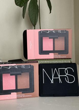 Бронзер и румяна дует nars blush bronzer duo - orgasm/ laguna