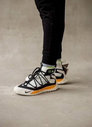 Мужские кроссовки nike acg air terra antarktik gore-tex white orange