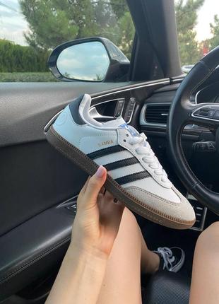 Adidas samba gum vegan (лого на пятке) кеди
