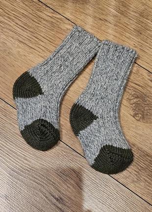 Носки вязанные шерстяные теплые