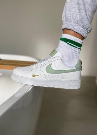 Мужские кроссовки nike air force 1 low '07 essential green
