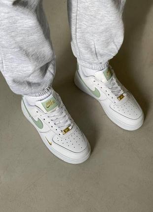 Мужские кроссовки nike air force 1 low '07 essential green3 фото