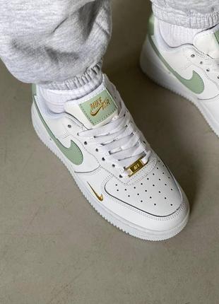 Мужские кроссовки nike air force 1 low '07 essential green10 фото