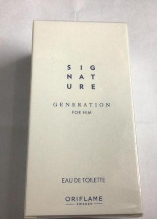 Мужская туалетная вода signature oriflame