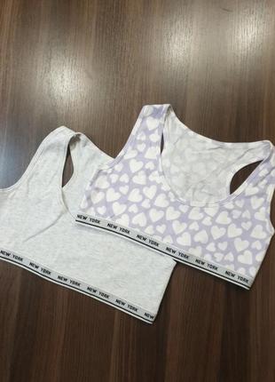 Комплект топов,топиков, бра, майки f&f