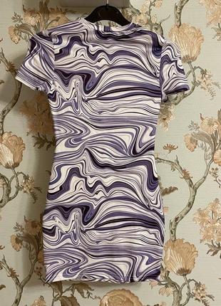 🥰 платье 10-11 лет марбл принт shein 6